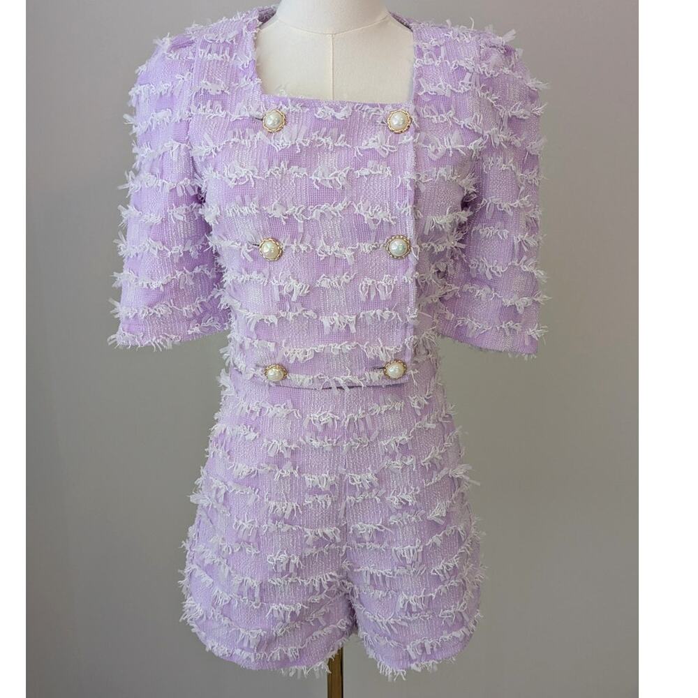 Gracia Shorts and Jacket in Lavender
